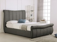 Emporia Bosworth 6ft Super Kingsize Grey Fabric Ottoman Sleigh Bed Thumbnail