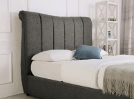 Emporia Bosworth 6ft Super Kingsize Grey Fabric Ottoman Sleigh Bed Thumbnail