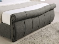 Emporia Bosworth 5ft Kingsize Grey Fabric Ottoman Sleigh Bed Thumbnail