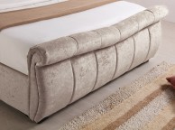 Emporia Bosworth 5ft Kingsize Stone Fabric Ottoman Sleigh Bed Thumbnail