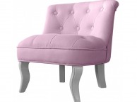 Kidsaw Mini Cabrio Chair In Pink Fabric Thumbnail