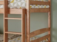 Serene Brooke 3ft Single Oak Finish Wooden Bunk Bed Thumbnail