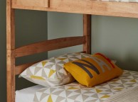 Serene Brooke 3ft Single Oak Finish Wooden Bunk Bed Thumbnail