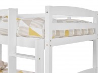 Serene Brooke 3ft Single White Wooden Bunk Bed Thumbnail
