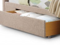 Julian Bowen Capri 5ft Kingsize Mink Fabric Storage Bed Thumbnail