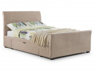 Julian Bowen Capri 5ft Kingsize Mink Fabric Storage Bed Thumbnail