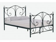 LPD Florence 5ft Kingsize Black Metal Bed Frame Thumbnail