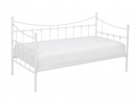 LPD Olivia 3ft Single White Metal Day Bed Frame Thumbnail