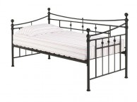 LPD Olivia 3ft Single Black Metal Day Bed Frame Thumbnail