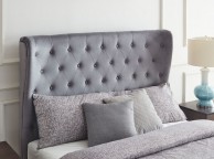 Flintshire Holway 5ft Kingsize Grey Fabric Ottoman Bed Thumbnail