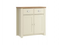 Birlea Winchester 2 Door 2 Drawer Sideboard In Cream And Oak Thumbnail