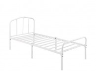 LPD Milton 3ft Single White Metal Bed Frame Thumbnail