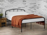 LPD Milton 4ft6 Double Black Metal Bed Frame Thumbnail