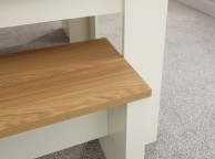 GFW Lancaster 120cm Dining Table with Benches in Cream Thumbnail