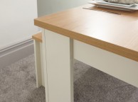 GFW Lancaster 150cm Dining Table with Benches in Cream Thumbnail