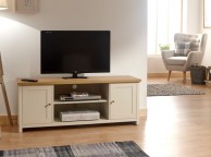 GFW Lancaster Large TV Cabinet in Cream Thumbnail