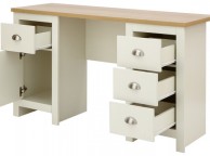 GFW Lancaster Study Desk / Dressing Table in Cream Thumbnail