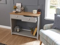 GFW Lancaster Console Hall Table in Grey Thumbnail