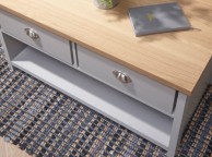 GFW Lancaster 2 Drawer Coffee Table in Grey Thumbnail