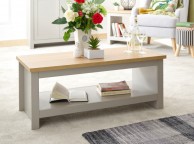GFW Lancaster Coffee Table with Shelf in Grey Thumbnail