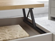 GFW Lancaster Lift Up Coffee Table in Grey Thumbnail