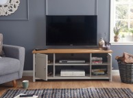 GFW Lancaster Large TV Cabinet in Grey Thumbnail