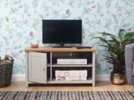GFW Lancaster Small TV Cabinet in Grey Thumbnail