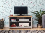 GFW Lancaster Small TV Cabinet in Grey Thumbnail