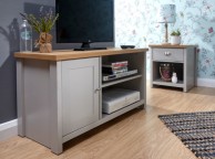 GFW Lancaster Small TV Cabinet in Grey Thumbnail