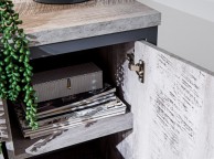 GFW Boston 2 Door 3 Drawer Sideboard in Grey Thumbnail