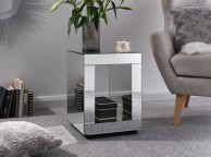 GFW Capri Cube Lamp Table Mirrored Thumbnail