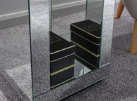 GFW Capri Cube Lamp Table Mirrored Thumbnail