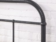 Flintshire Oakenholt 5ft Kingsize Metal Bed Frame In Black Silver Thumbnail