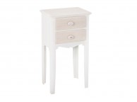 LPD Juliette Vintage Style 2 Drawer Side Table Thumbnail