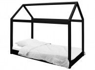 LPD Hickory House Bed In Black Thumbnail