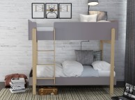 LPD Hero Wooden Bunk Bed In Grey And Oak Thumbnail