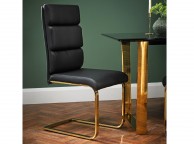 LPD Antibes Pair Of Black Dining Chairs Thumbnail