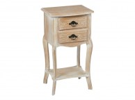 LPD Provence Weathered Oak Finish Side Table Thumbnail