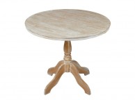 LPD Provence Weathered Oak Finish Round Dining Set Thumbnail