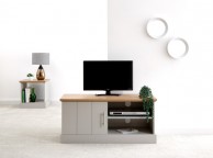 GFW Kendal Small TV Unit Grey Thumbnail