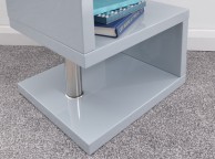 GFW Polar Grey Gloss LED Side Table Thumbnail