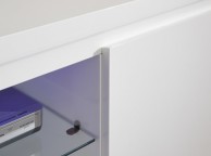 GFW Polar White Gloss LED Large TV Unit Thumbnail