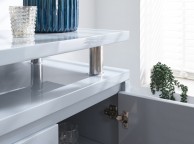 GFW Polar Grey Gloss LED Sideboard Thumbnail