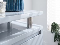 GFW Polar Grey Gloss LED Sideboard Thumbnail