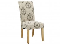 LPD Kensington Pair Of Fabric Dining Chairs Thumbnail