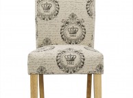 LPD Kensington Pair Of Fabric Dining Chairs Thumbnail