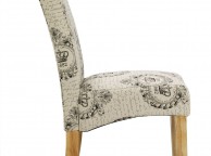 LPD Kensington Pair Of Fabric Dining Chairs Thumbnail
