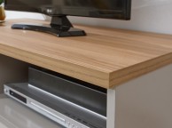 GFW Nordica Small TV Unit in Oak and Grey Thumbnail