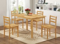 LPD Derby Oak Finish Dining Set Thumbnail