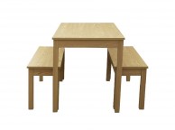 LPD Ohio Oak Finish Dining Set Thumbnail